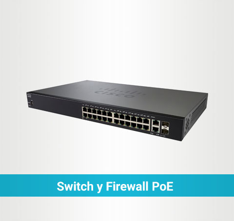 Switch y firewall PoE
