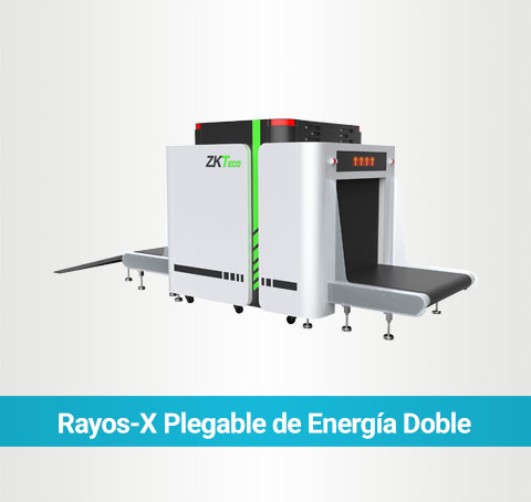 Detector rayos x plegable de energía doble