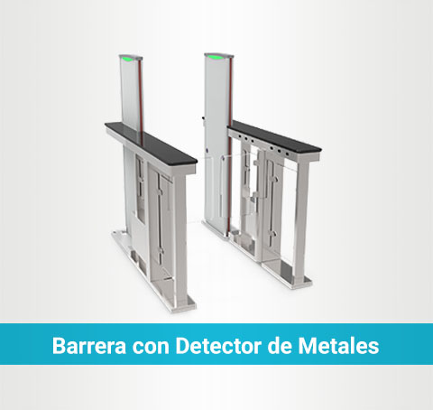Barrera con dectector de metales