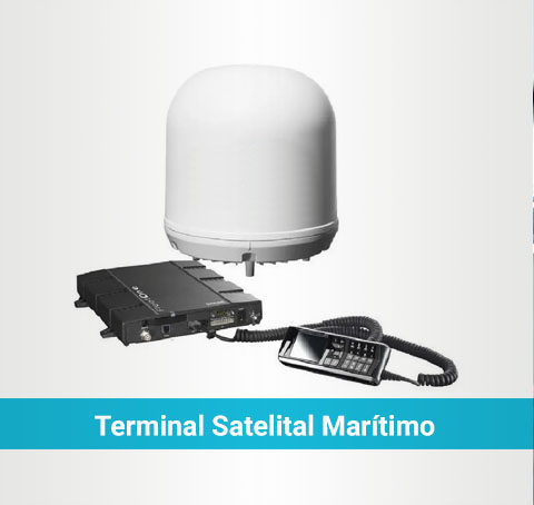 Terminal satelital maritimo